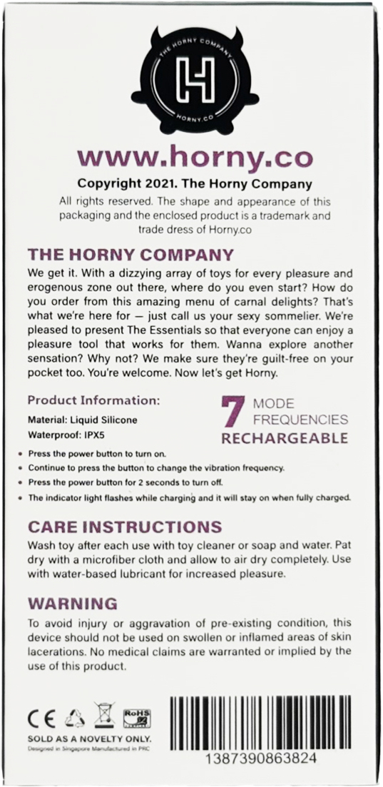 The Horny Company - Ovaly Rechargeable Shell Vibrator