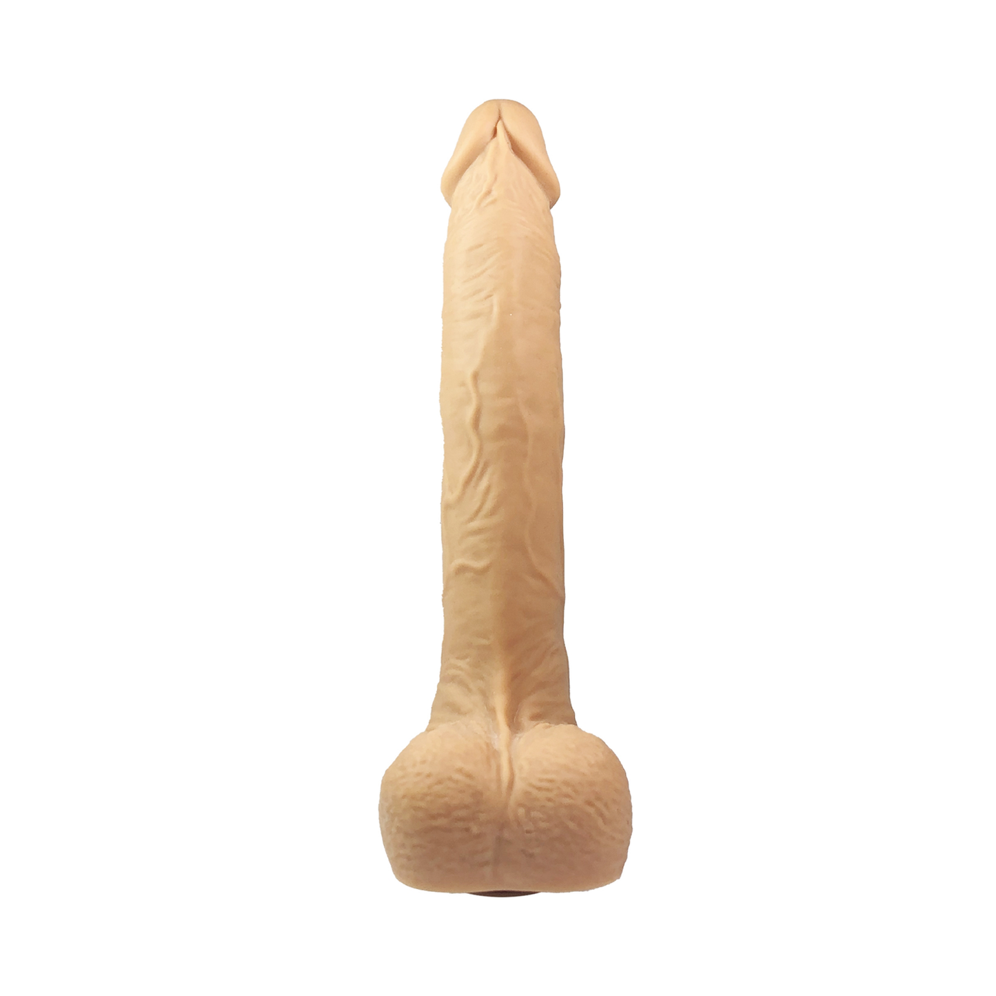 The Horny Company - Denzel Damn Realistic Rechargeable Thrusting & Rotating Dildo with Flickering Tongue 9" with Remote Control