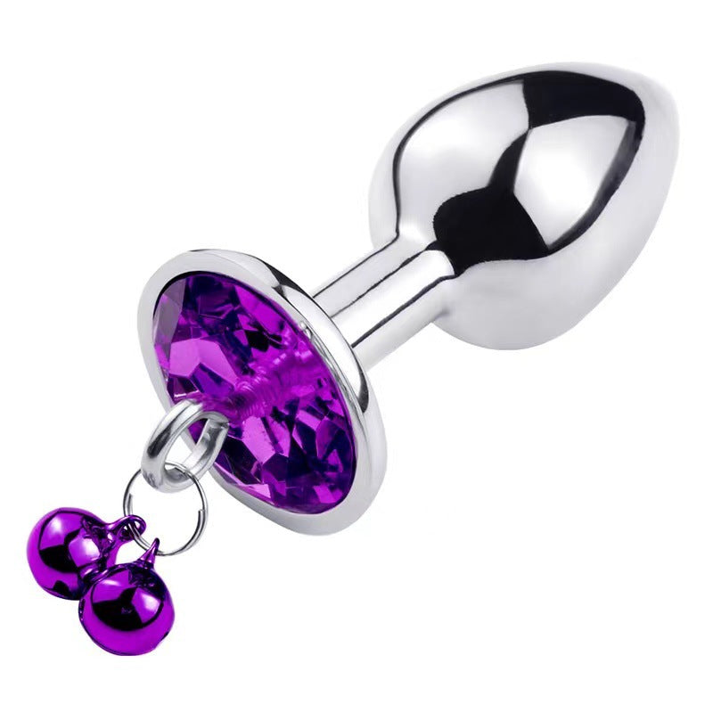 The Horny Company - Black Dragon Metal Butt Plug with Leash Random Colour Small