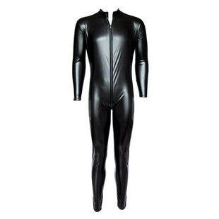 The Horny Company - Black Dragon Wet Look Suit Bondage Costume for Men