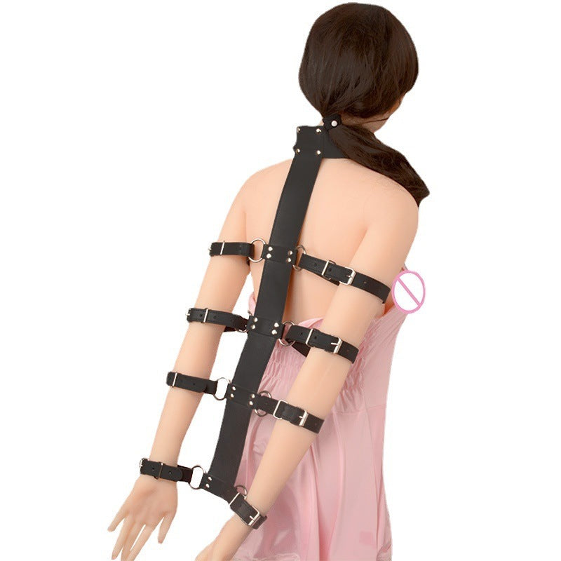The Horny Company - Black Dragon Back-Bound Bondage Collar