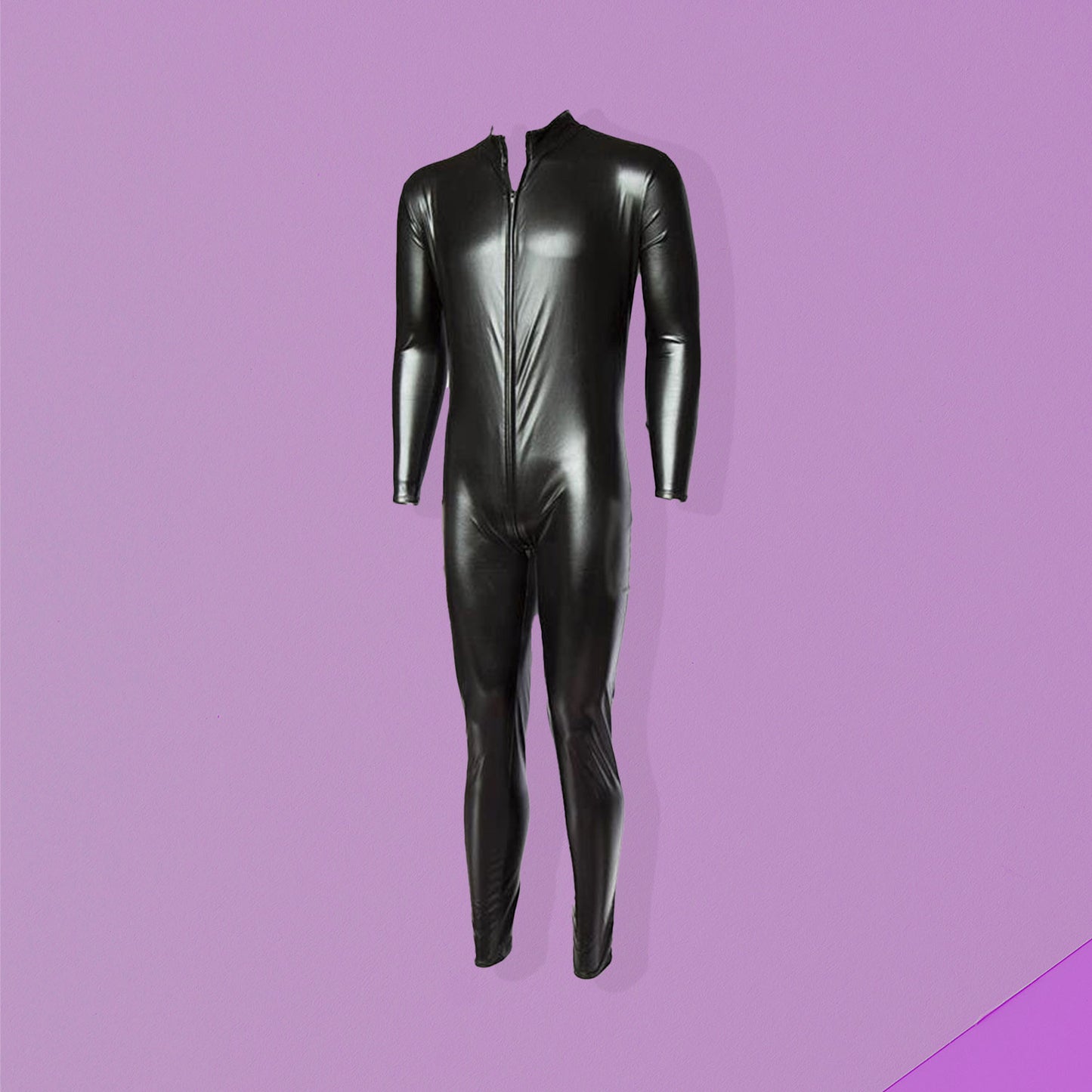 The Horny Company - Black Dragon Wet Look Suit Bondage Costume for Men