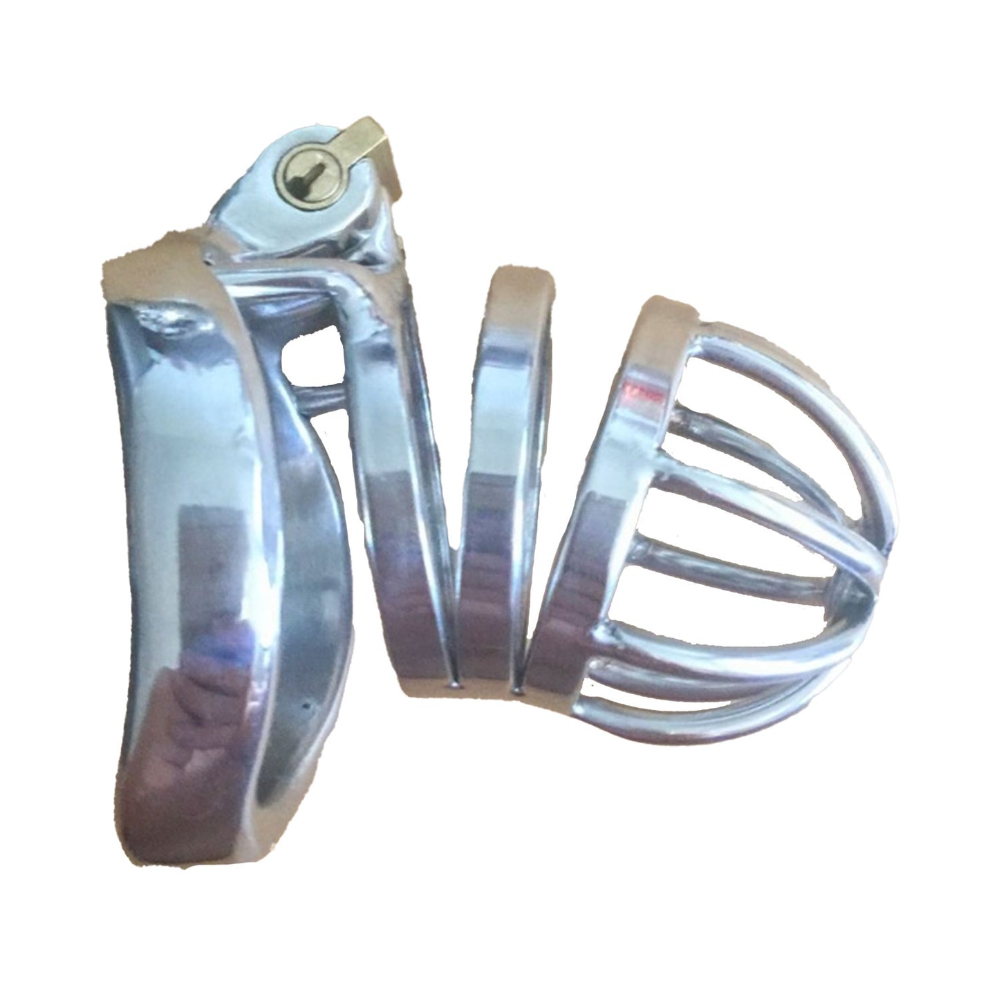 The Horny Company - Black Dragon Metal Chastity Lock Cock Cage 4-5 cm