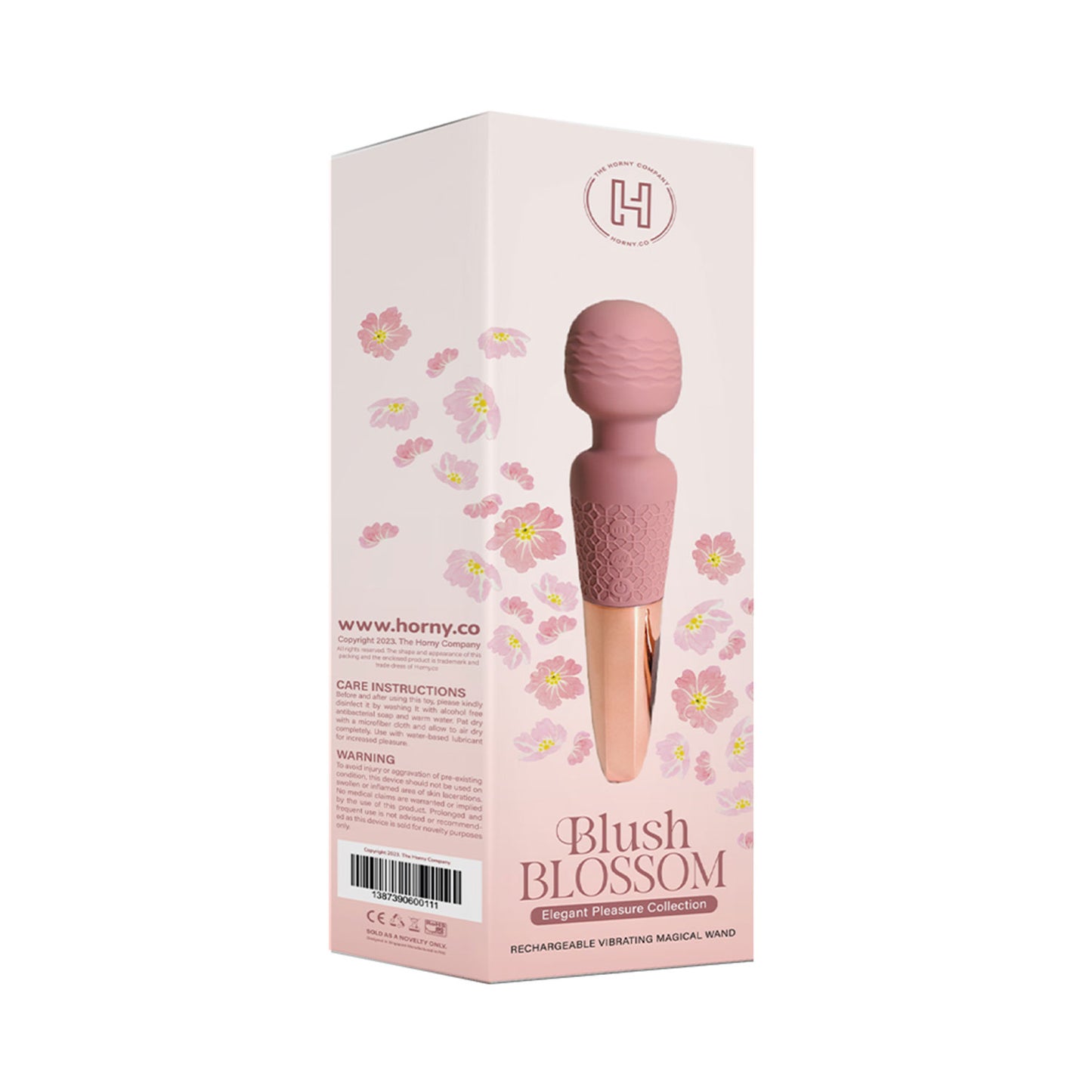 Blush Blossom - Vibrating Magical Wand Clitoral Massager