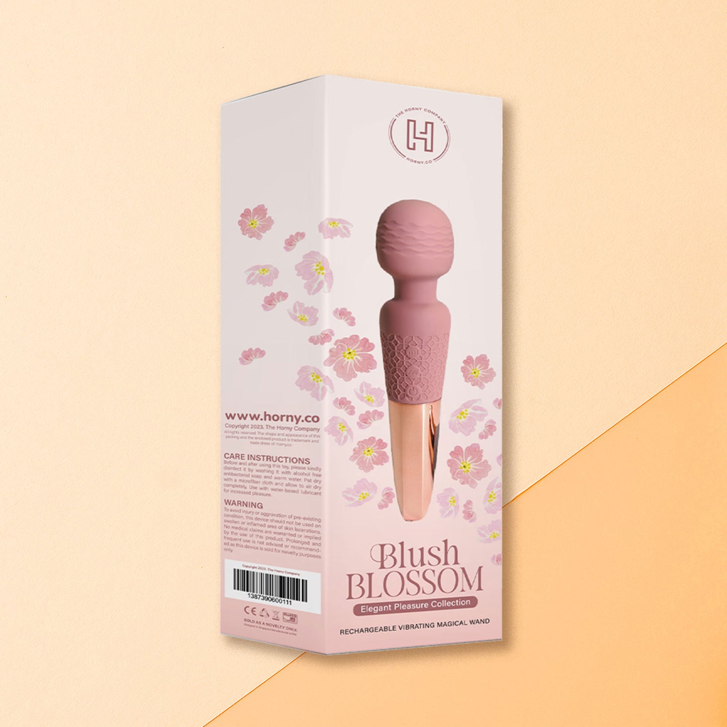 Blush Blossom - Vibrating Magical Wand Clitoral Massager