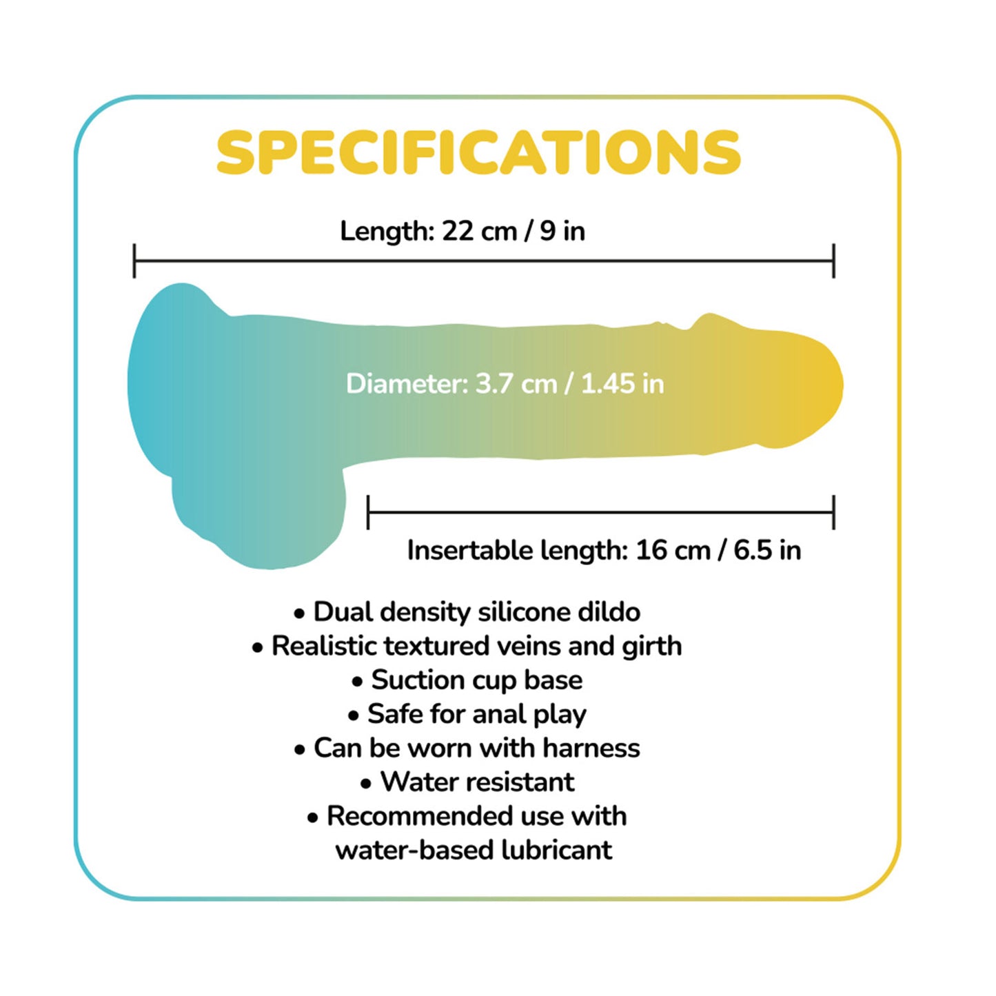 Damn Realistic Cock - 6.5-inch Dual Density Silicone Dildo