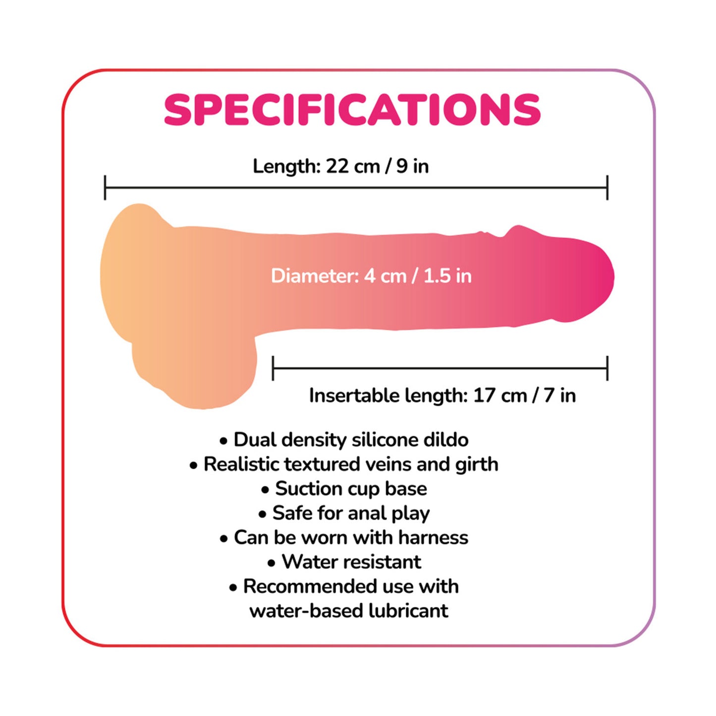 Damn Realistic Cock - 7-inch Dual Density Silicone Dildo
