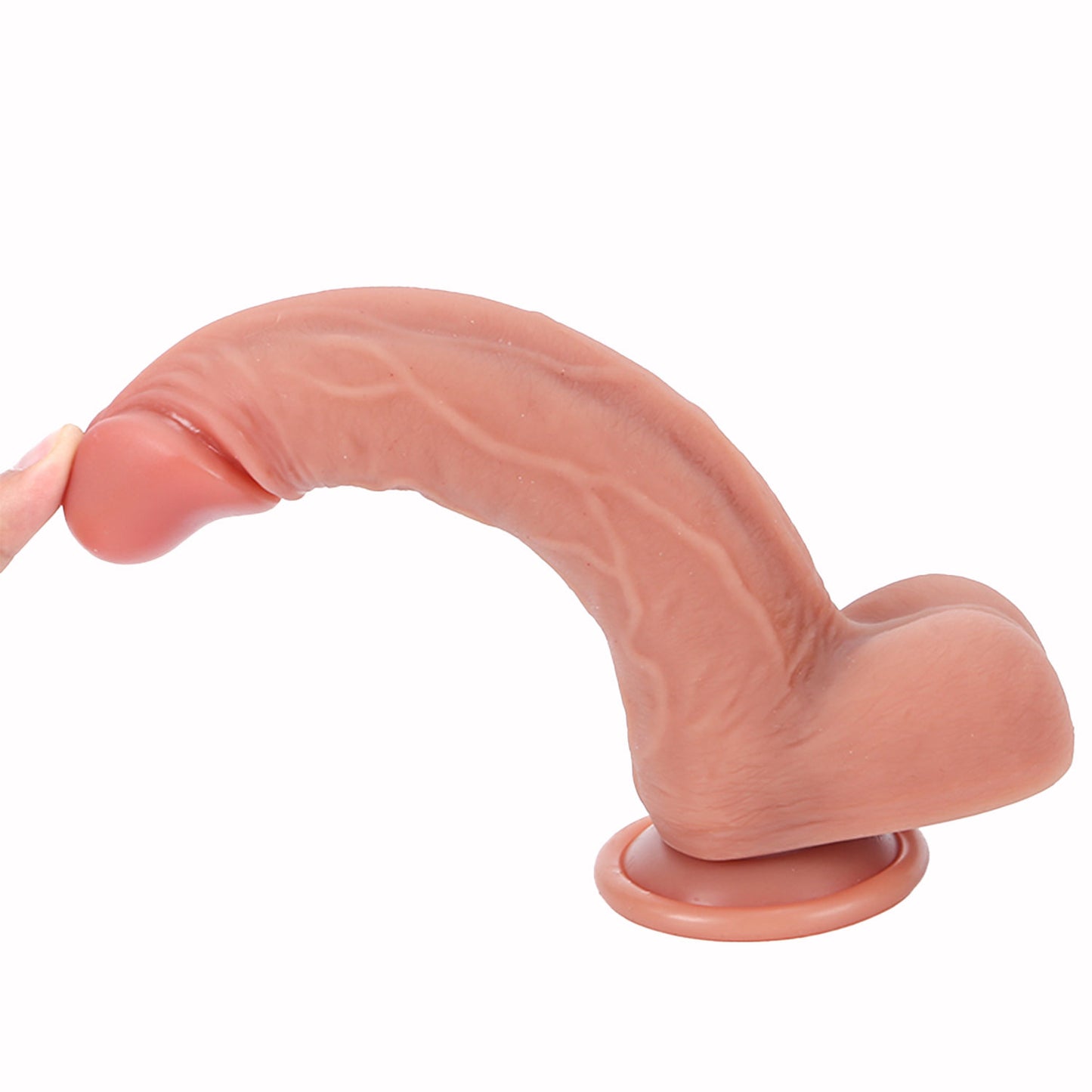 Damn Realistic Cock - 7-inch Dual Density Silicone Dildo