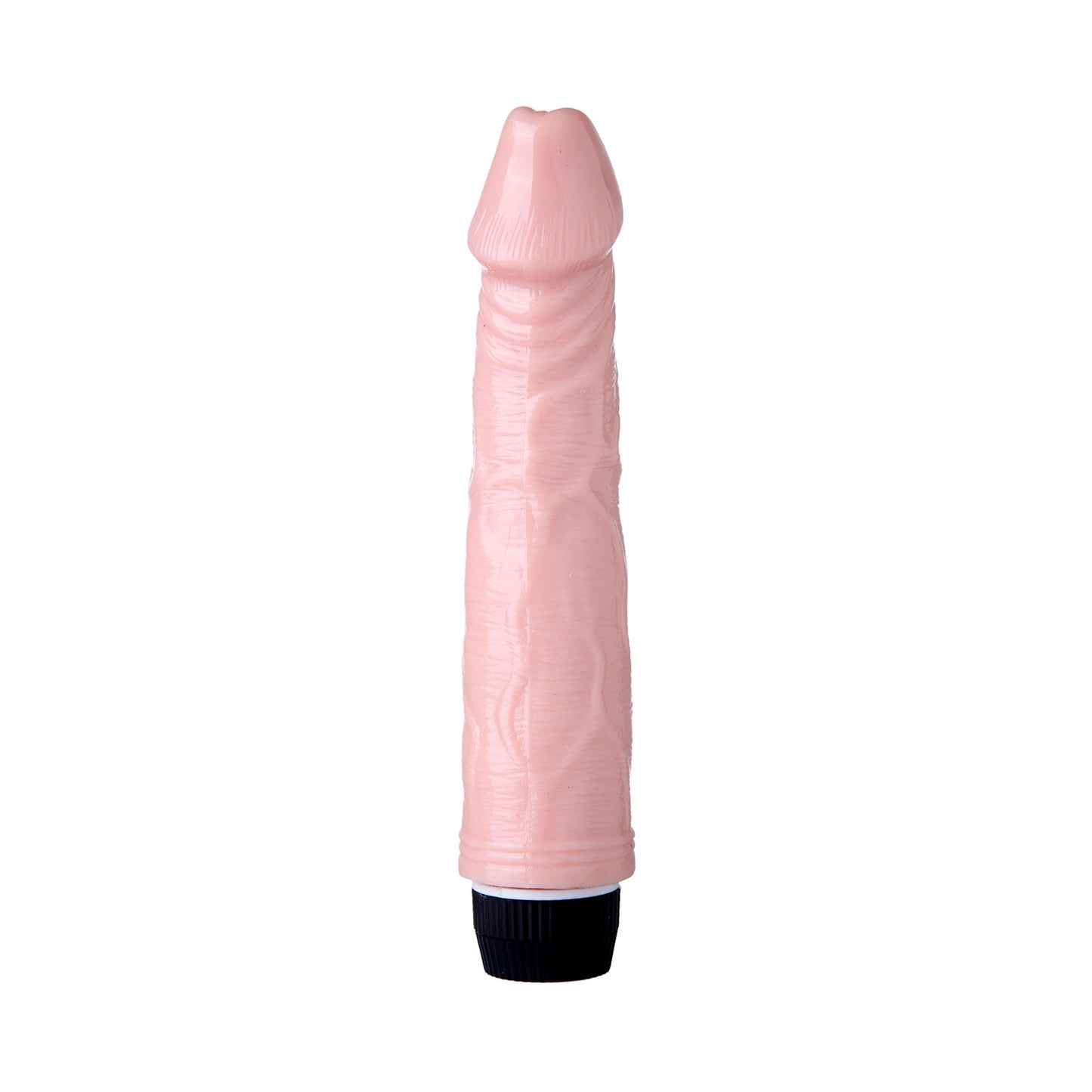 The Horny Company - No Frills Dildo 22.5cm Vibrating Dong Flesh