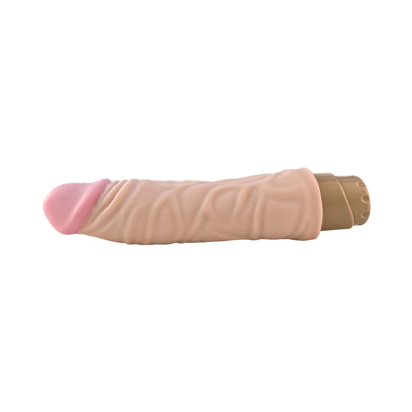 The Horny Company - No Frills Dildo 22.5cm x 4cm Vibrating Dong Flesh