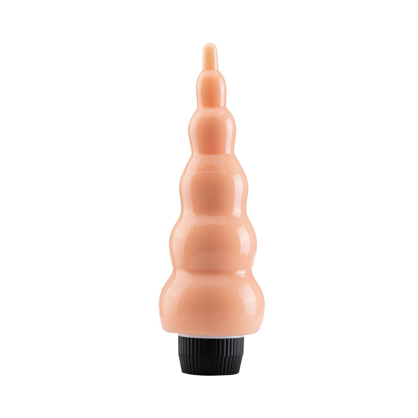The Horny Company - No Frills Dildo 20 cm Tapered Vibrating Dong Flesh