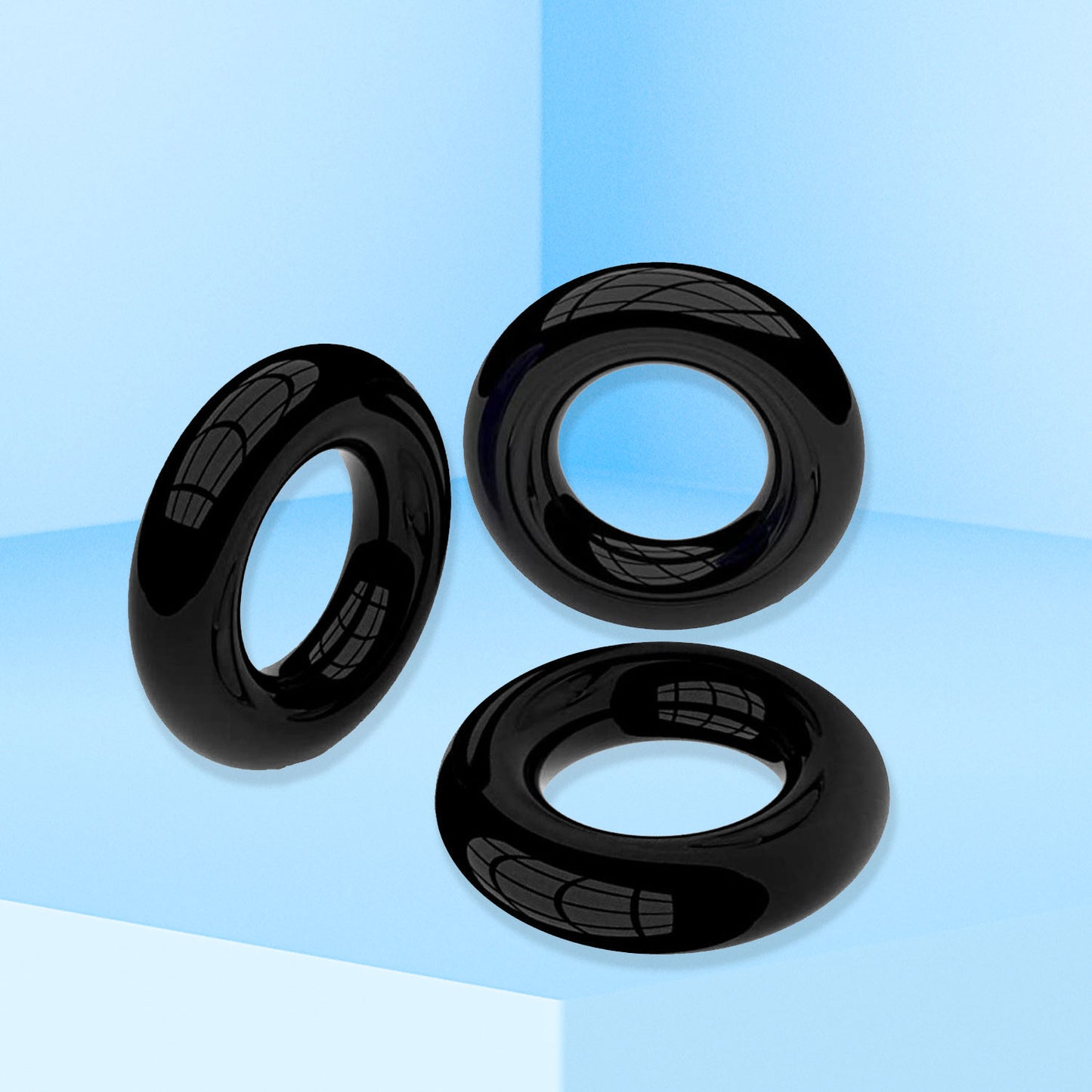 The Horny Company - John O 3-piece Cock Ring Set