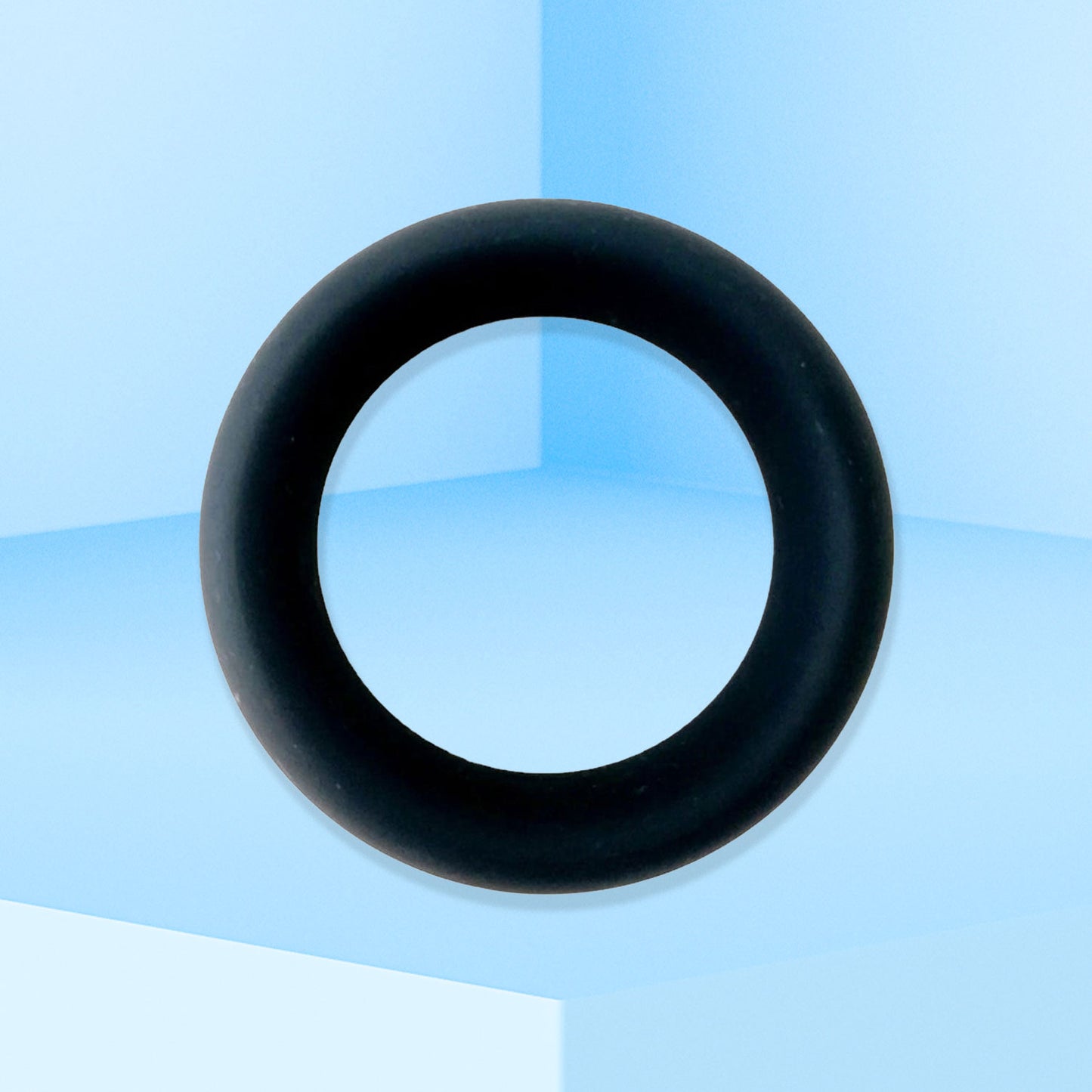 The Horny Company - John O 45 mm Silicone Cock Ring Black