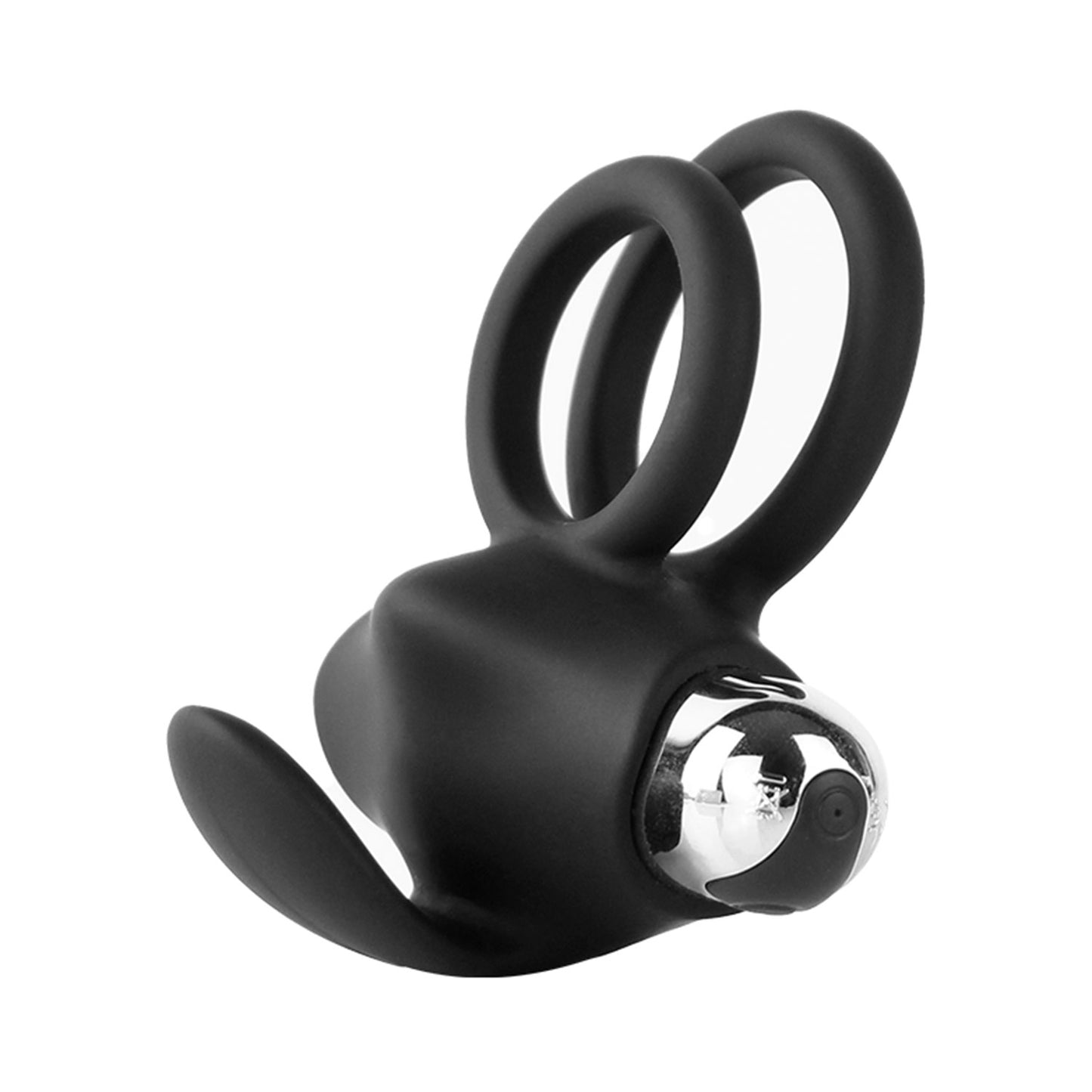 The Horny Company - John O BOOST Rechargeable Vibrating Tongue Dual Cock Ring
