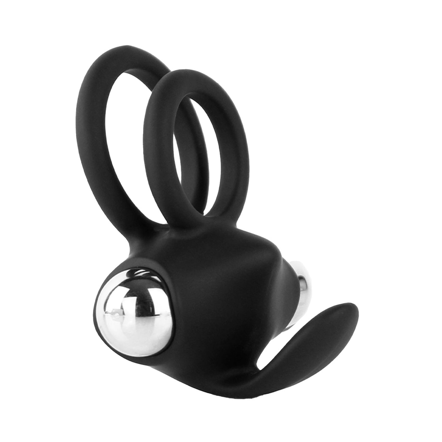 The Horny Company - John O BOOST Rechargeable Vibrating Tongue Dual Cock Ring