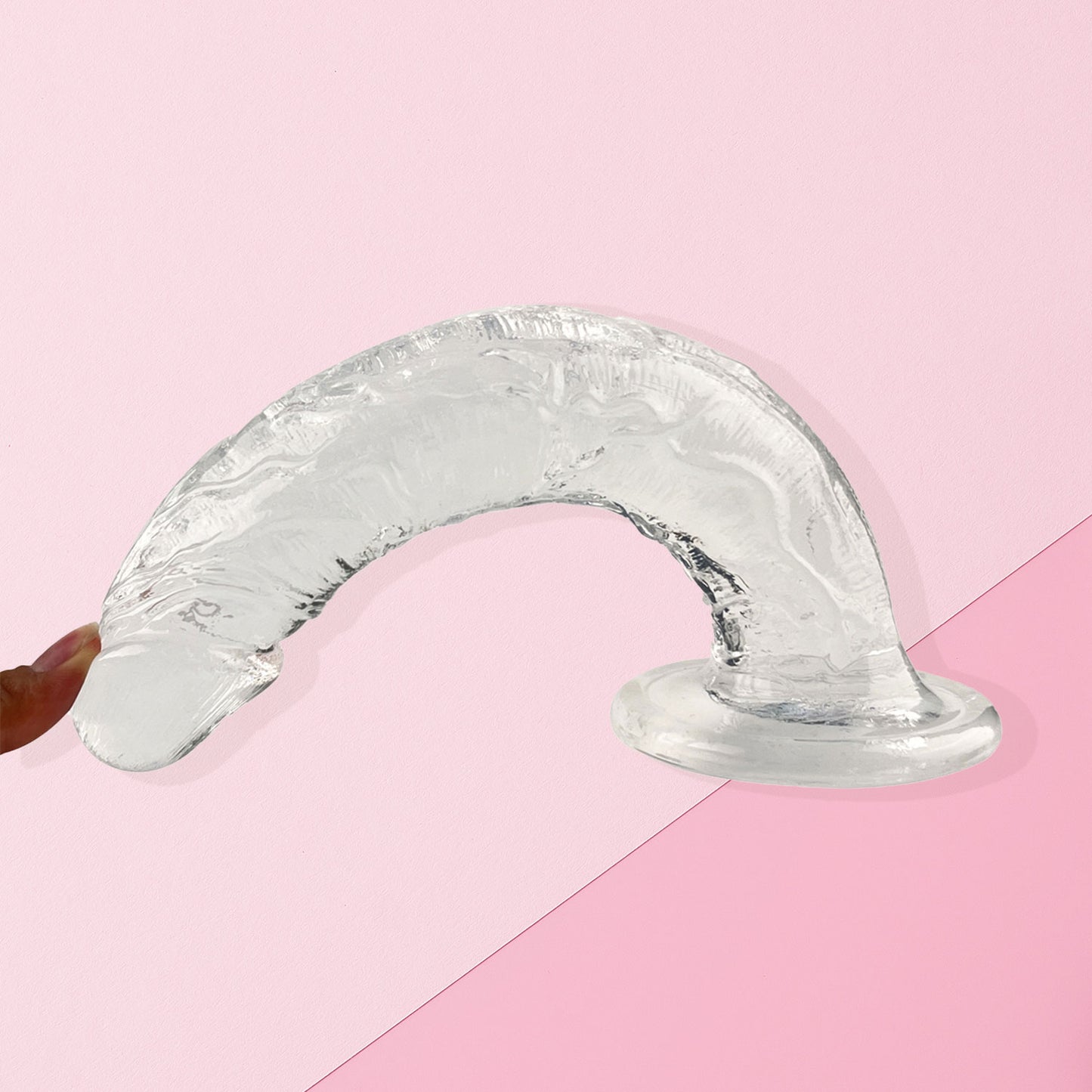 The Horny Company - No Frills Dildo 15cm x 3cm Suction Cup Dong Clear