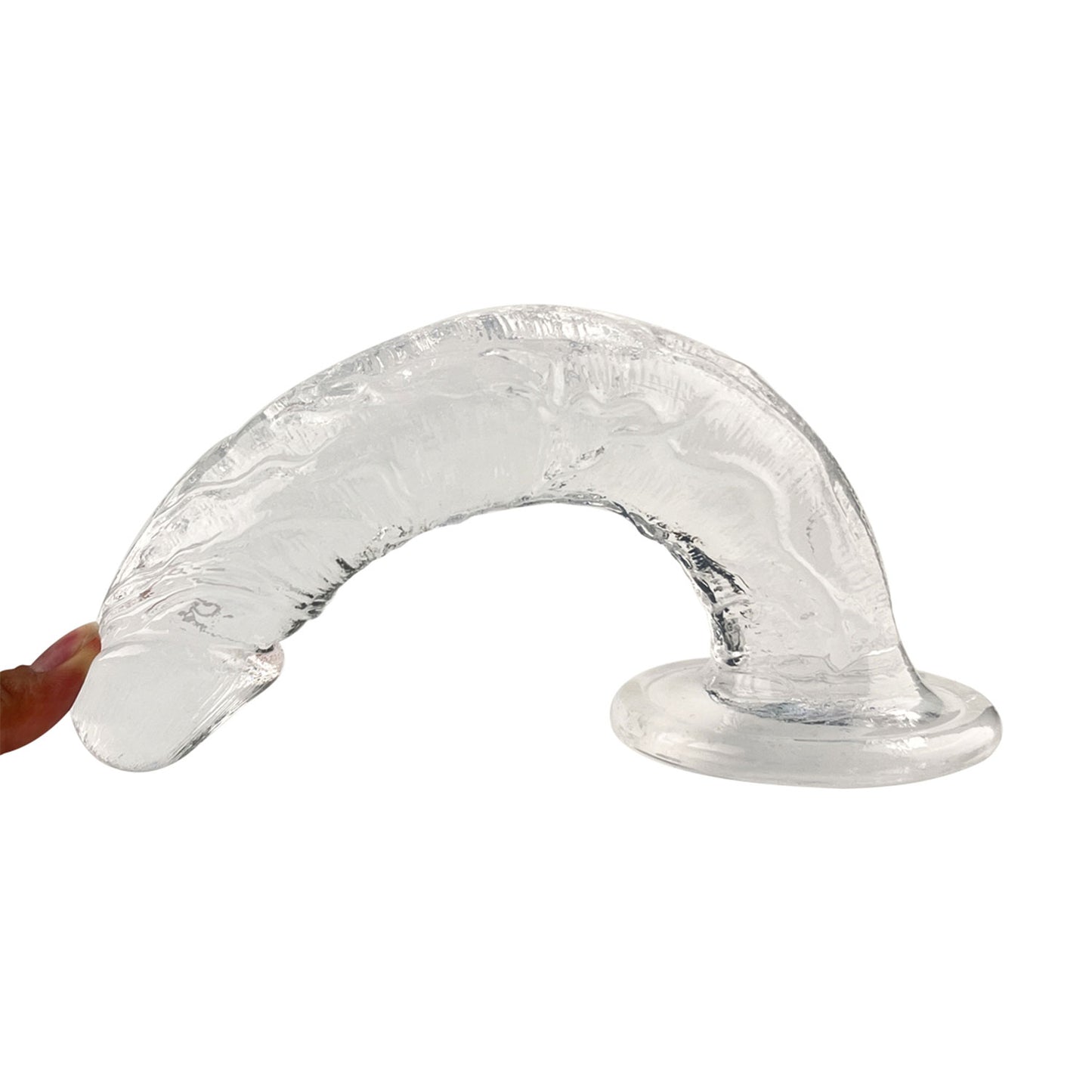 The Horny Company - No Frills Dildo 15cm x 3cm Suction Cup Dong Clear