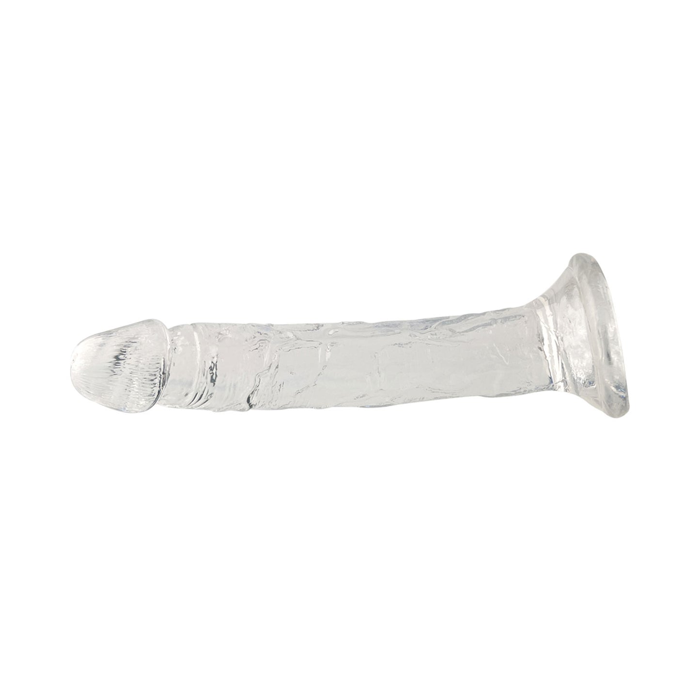 The Horny Company - No Frills Dildo 19cm x 3.5cm Suction Cup Dong Clear