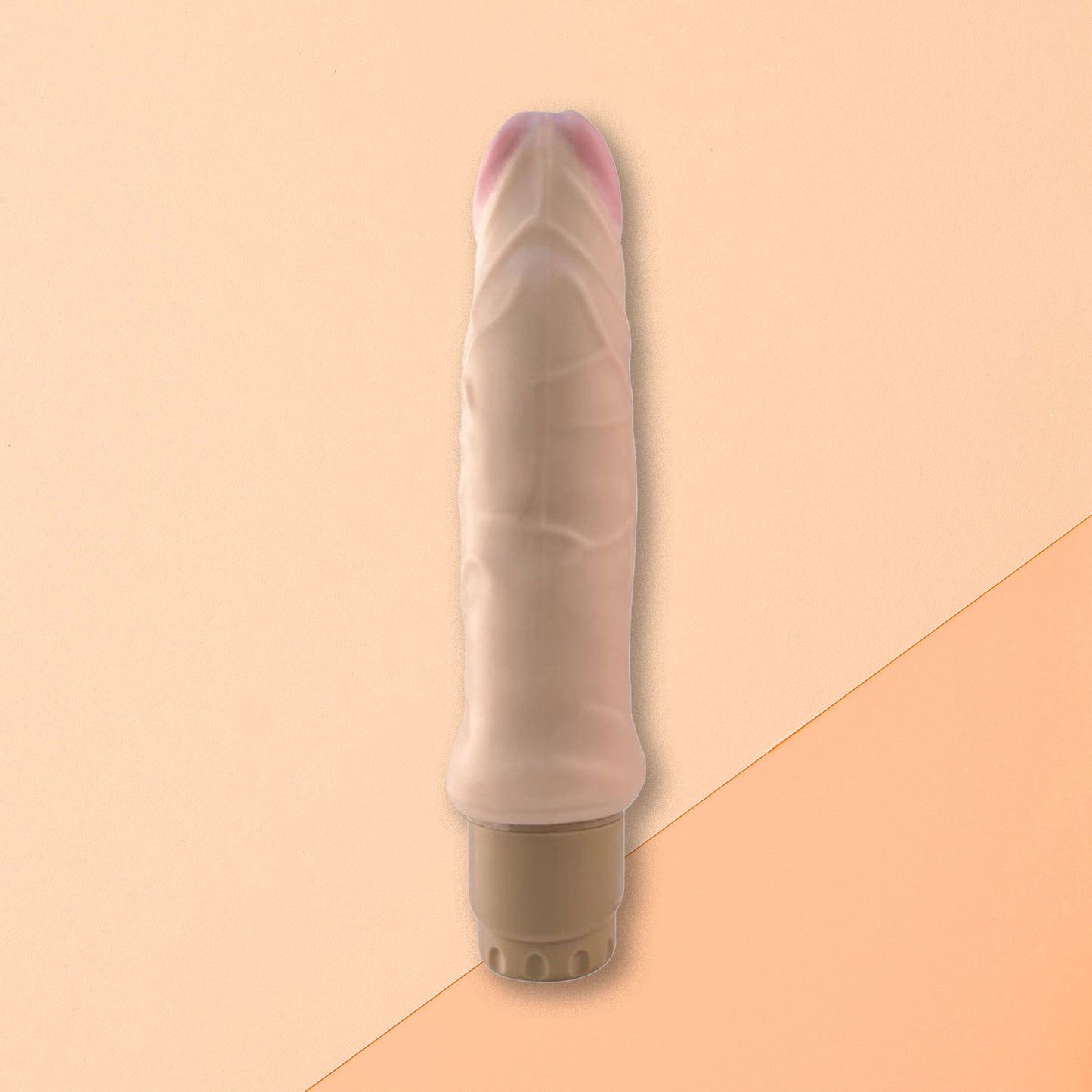 The Horny Company - No Frills Dildo 22.5cm x 4.5cm Vibrating Dong Flesh