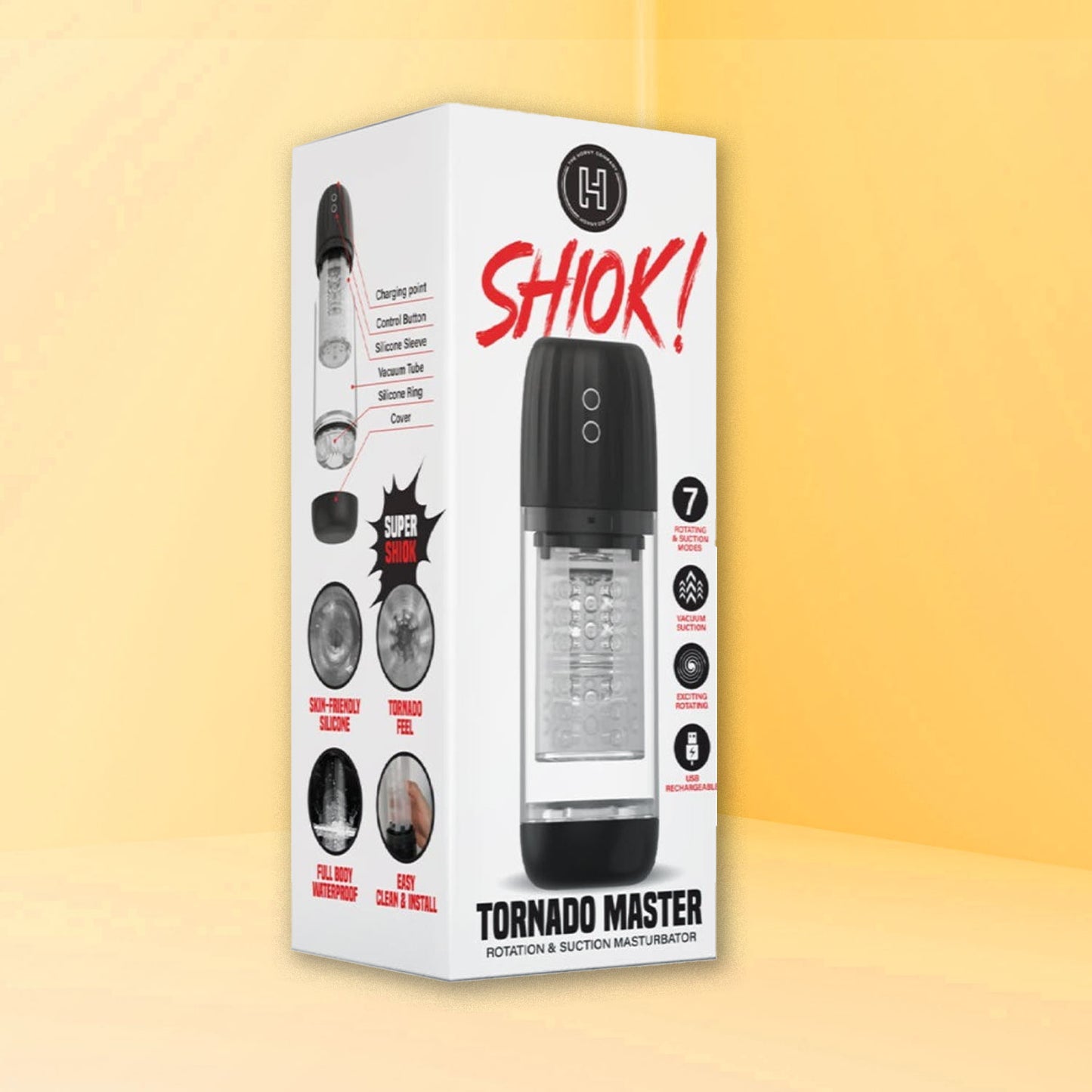 The Horny Company - Shiok Tornado Master Rotation and Suction Male Masturbator