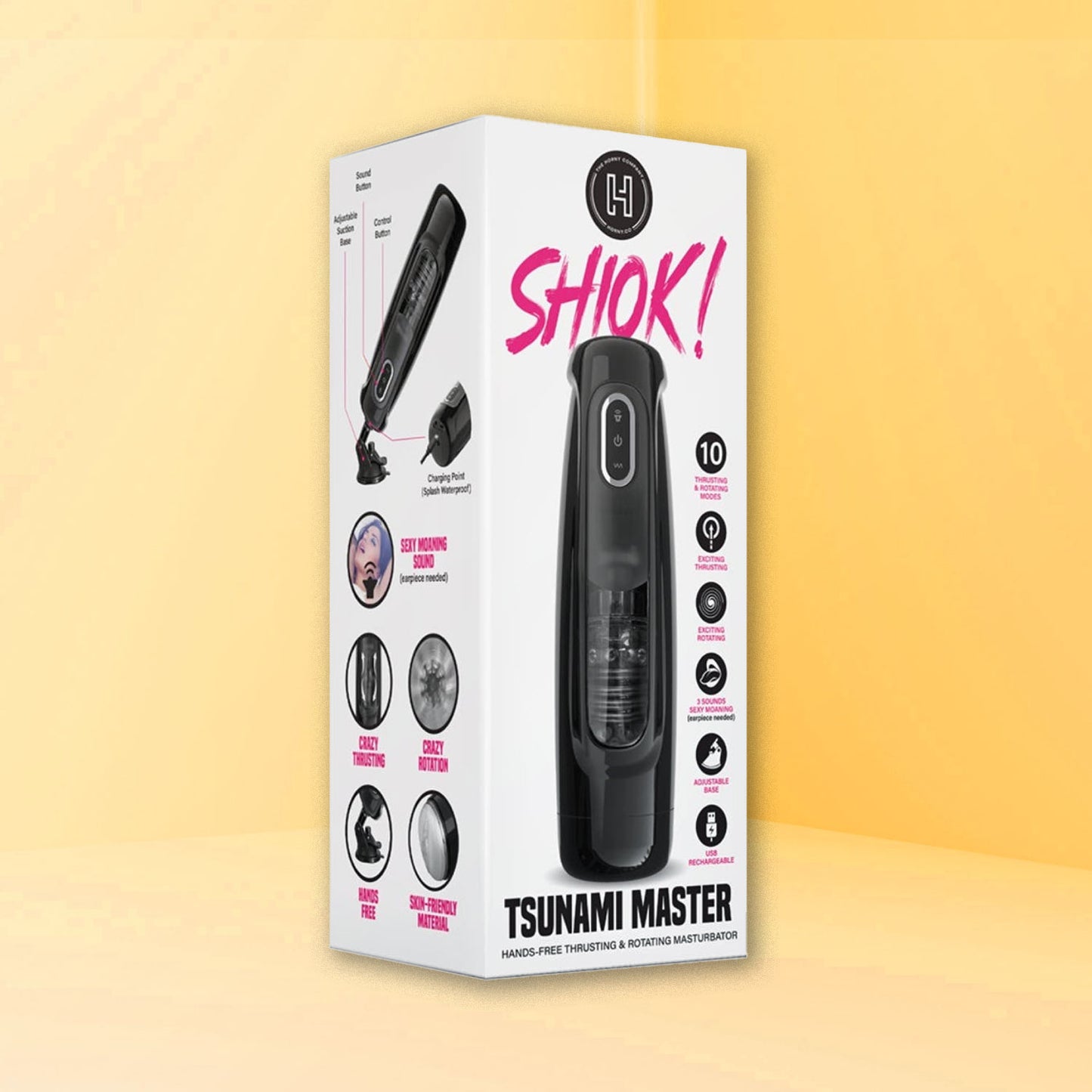 The Horny Company - Shiok Tsunami Master Hands-free Thrusting and Rotating Male Masturbator