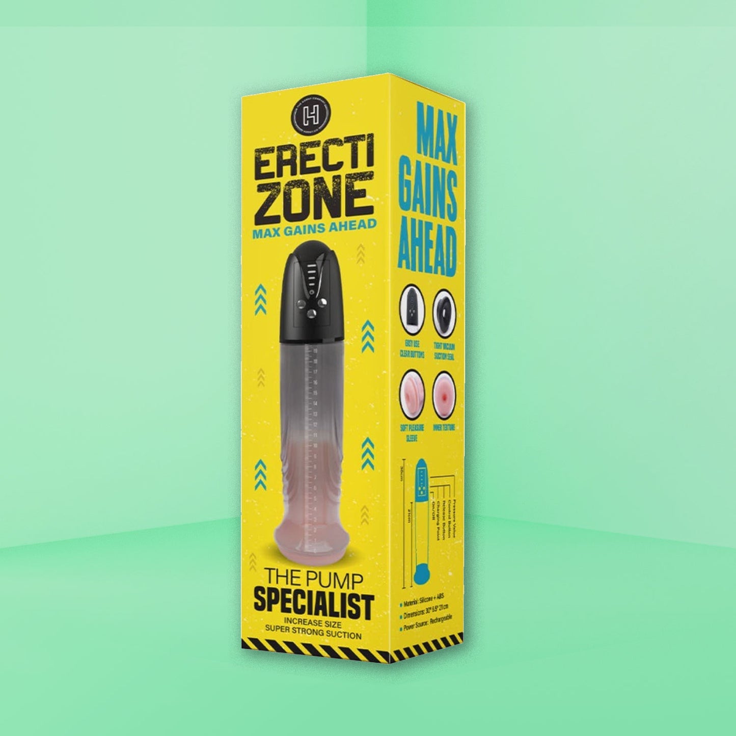 The Horny Company - The Pump Specialist Erectizone Automated Penis Pump with Soft Sleeve