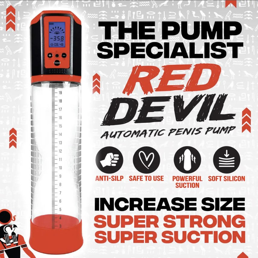The Horny Company - Penis Pump LED Electric Red