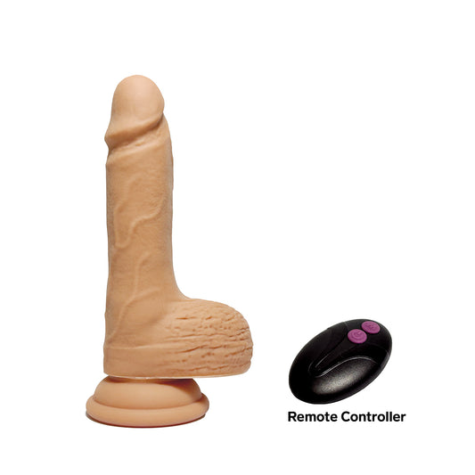 The Horny Company - Jonny Damn Realistic Rechargeable Thrusting Dildo (6.5") with Remote Control