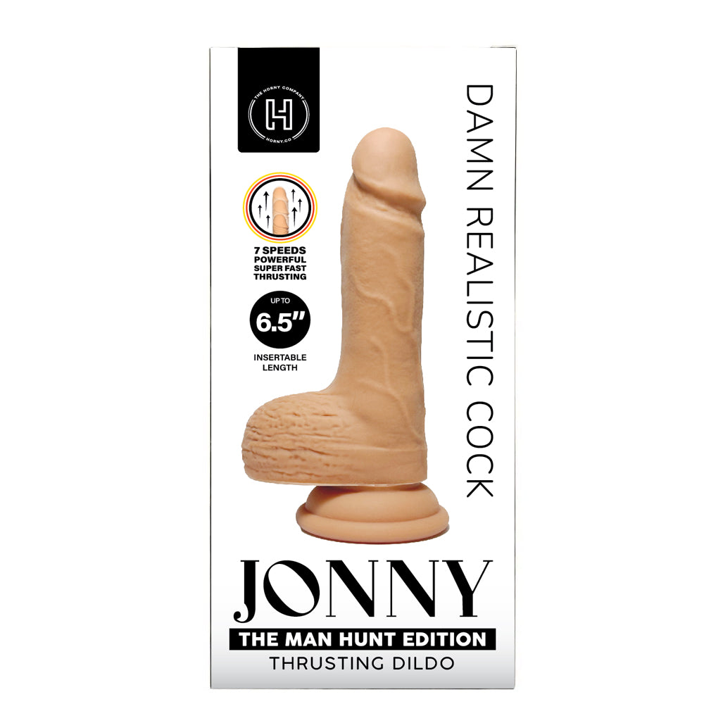 The Horny Company - Jonny Damn Realistic Rechargeable Thrusting Dildo The Horny Company - Jonny Damn Realistic Rechargeable Thrusting Dildo