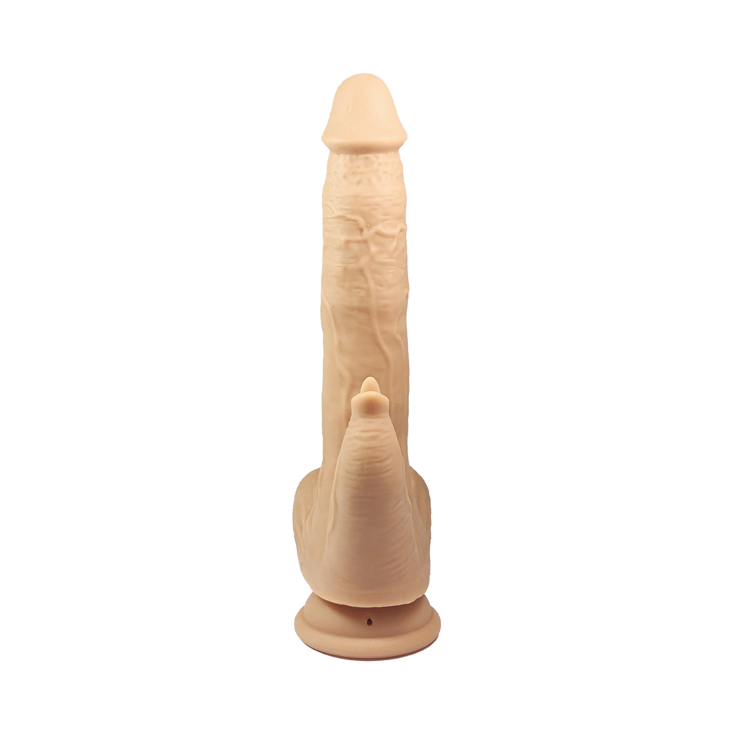 The Horny Company - Denzel Damn Realistic Rechargeable Thrusting & Rotating Dildo with Flickering Tongue 9" with Remote Control