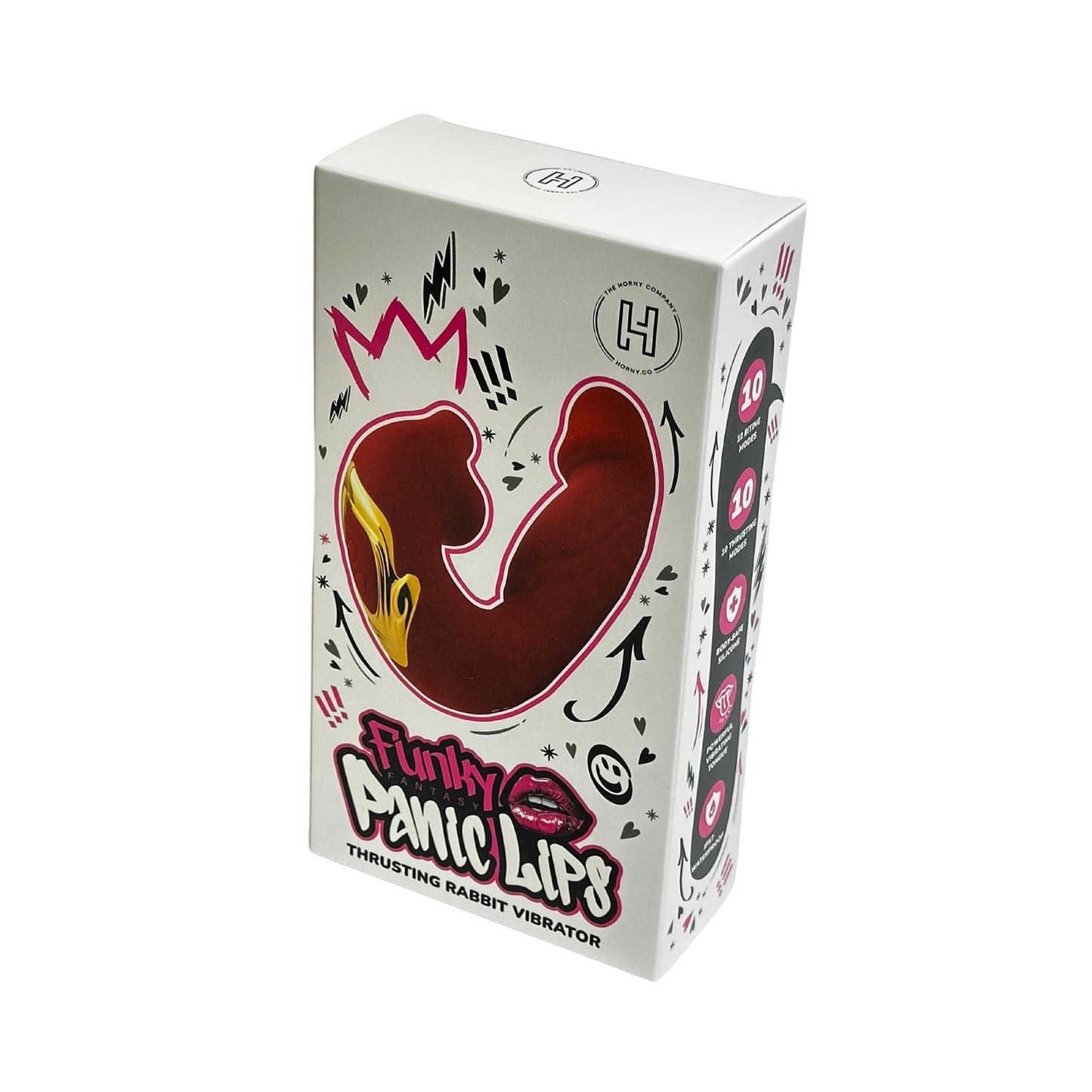 Funky Fantasy - Panic Lips Thrusting Rabbit Vibrator