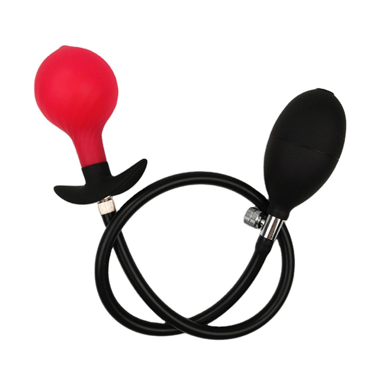 The Horny Company - The Analist Inflatable Silicone Anal Plug Red/Black