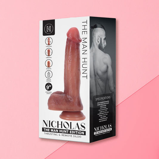 The Horny Company - Damn Realistic Dildo Man Hunt Edition Nicholas Remote Controlled Thrusting Silicone Dong