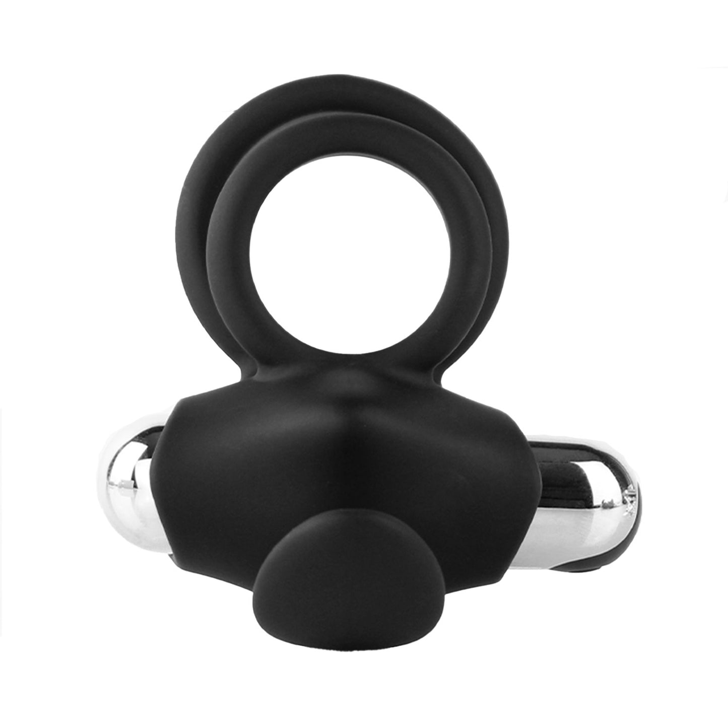 The Horny Company - John O BOOST Rechargeable Vibrating Tongue Dual Cock Ring