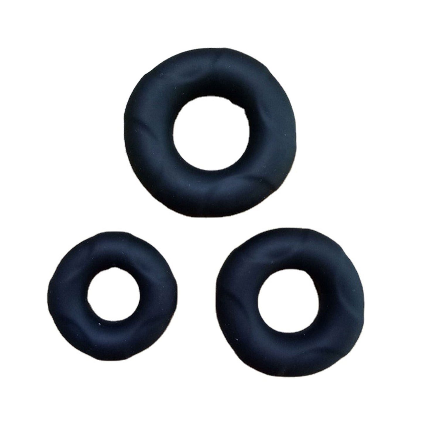 The Horny Company - John O 18mm Silicone Cock Ring Black Large