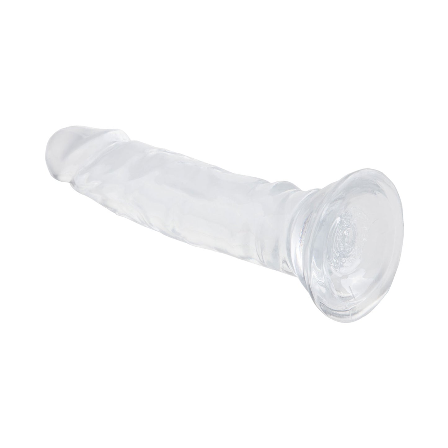 The Horny Company - No Frills Dildo 16cm x 3.3cm Suction Cup Dong Clear