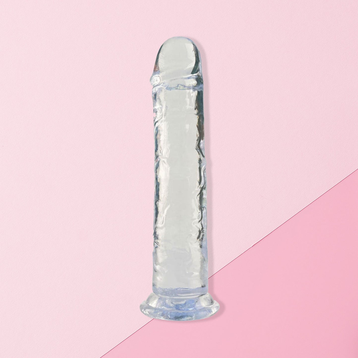 The Horny Company - No Frills Dildo 21.5cm x 4cm Suction Cup Dong Clear