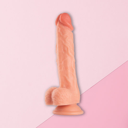 The Horny Company - No Frills Dildo 19.5cm x 4cm Suction Cup Dong Flesh