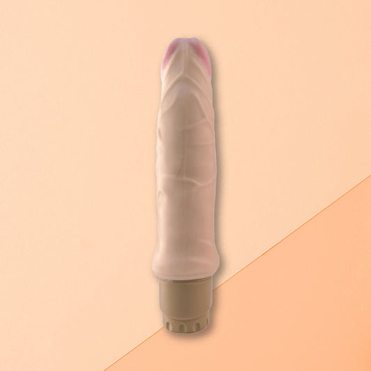 The Horny Company - No Frills Dildo 22.5cm x 4.5cm  Vibrating Dong Flesh