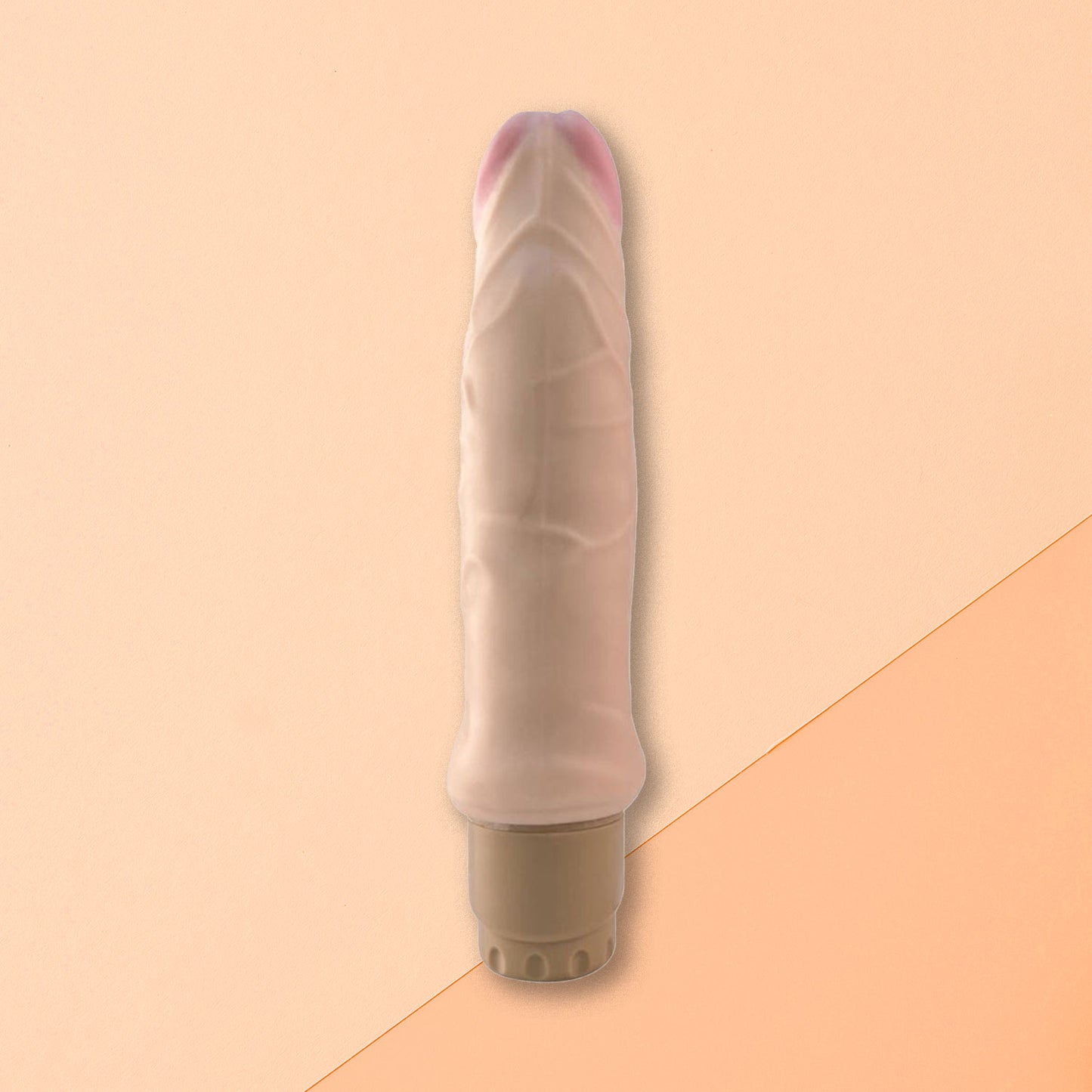 The Horny Company - No Frills Dildo 22.5cm x 4.5cm Vibrating Dong Flesh