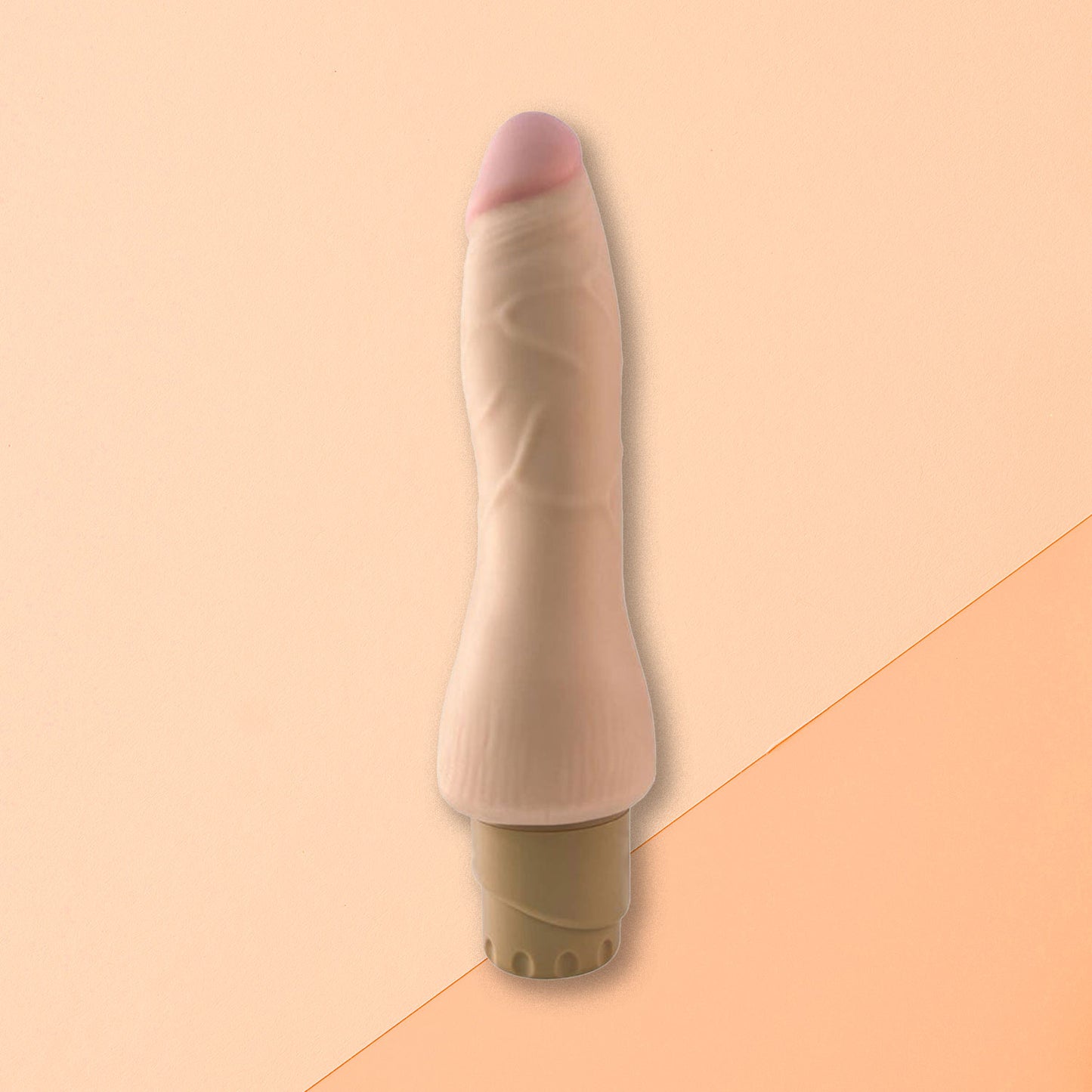 The Horny Company - No Frills Dildo 22cm x 4cm Vibrating Dong Flesh