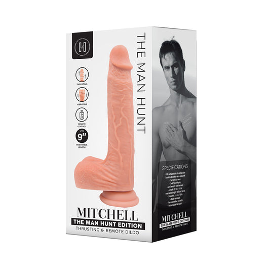 The Horny Company - The Man Hunt Edition Mitchell Remote Controlled Thrusting Silicone Dildo